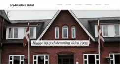 Desktop Screenshot of gredstedbro-hotel.dk